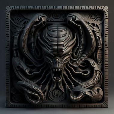 3D model Alien Blackout game (STL)